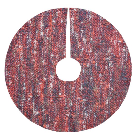 Kleurrijke gebreide textuur: gezellige achtergrond kerstboom rok (Voorkant)