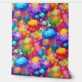 Kleurrijke gedachten behang