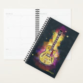 Kleurrijke gedurfde gitaar Abstracte rockband Planner (Display)