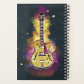 Kleurrijke gedurfde gitaar Abstracte rockband Planner (Achterkant)