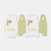 Kleurrijke Geel Rood Groene Ballonnen Kinderen Ver Bedankdoosjes (Uitgevouwen)