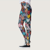 KLEURRIJKE GEEST EN HART LEGGINGS (Links)