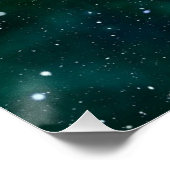 Kleurrijke geesten van de kosmos perfect poster (Hoek)