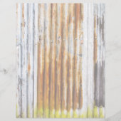 Kleurrijke gegolfde ijzerhek flyer (Voorkant)