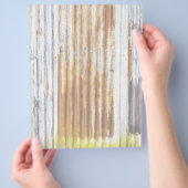 Kleurrijke gegolfde ijzerhek flyer (Hand)