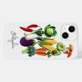 Kleurrijke gehaakte Plantaardige Paddenstoel Colla Case-Mate iPhone Case (Achterkant (horizontaal))