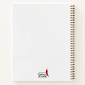 Kleurrijke gehaakte Plantaardige Paddenstoel Colla Notitieboek (Achterkant)