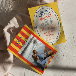 Kleurrijke geïllustreerde getrokken krabbel foto b kaart