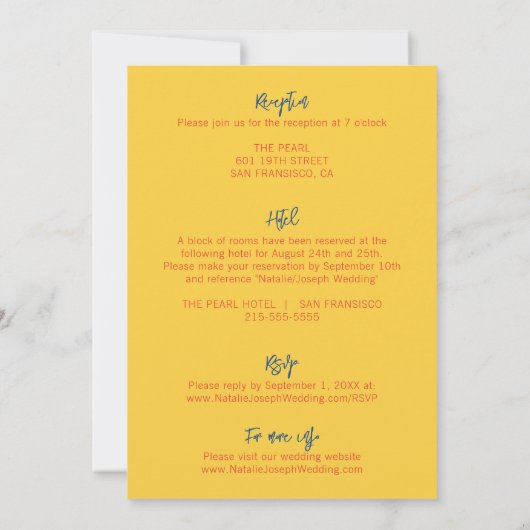 Kleurrijke geïllustreerde hand getekend alles in é kaart (Achterkant)