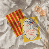 Kleurrijke geïllustreerde hand getekend krabbelhuw kaart