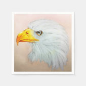 Kleurrijke geïllustreerde set servetten - Eagle (Voorkant)
