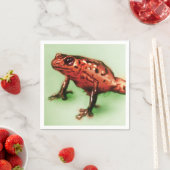 Kleurrijke geïllustreerde set servetten - Kikker (Insitu)