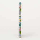 Kleurrijke geïllustreerde tropische bloemen patroo Case-Mate iPhone case (Achterkant / rechts)