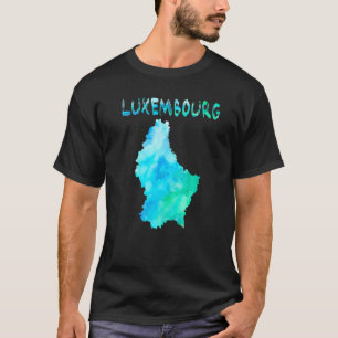 kleurrijke , geïsoleerde luxe kaart in Waterverf T-shirt