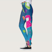 Kleurrijke Gekke Wetenschapper Wetenschap Funky He Leggings (Links)