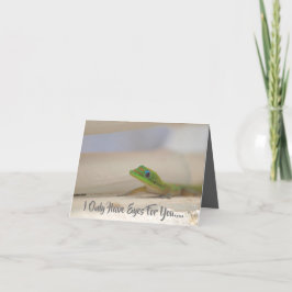 Kleurrijke Gekko Feestdagen Kaart