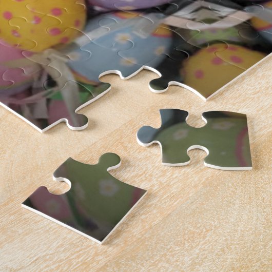 Kleurrijke gekleurde eieren Mandala Legpuzzel (Zijkant)