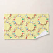 Kleurrijke, gekleurde handjes *Kleur * Bad Handdoek (Handdoek)