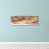 Kleurrijke, gekleurde heuvels Landschapsfoto Canvas Afdruk (Insitu (Houten vloer))