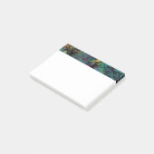 Kleurrijke gekrabbelde abstracte kunst post-it® notes (Schuin)