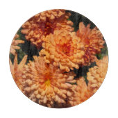 Kleurrijke gele bloemen gehard glas snijplank (Voorkant)