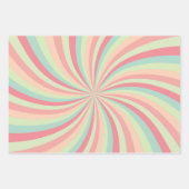 Kleurrijke gele Paasei Party set van 3 Inpakpapier Vel (Voorkant 2)