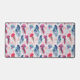 Kleurrijke gelei vissen bureaumat