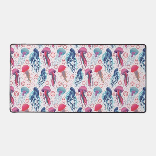 Kleurrijke gelei vissen bureaumat (Voorkant)