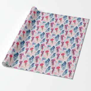 Kleurrijke gelei vissen cadeaupapier