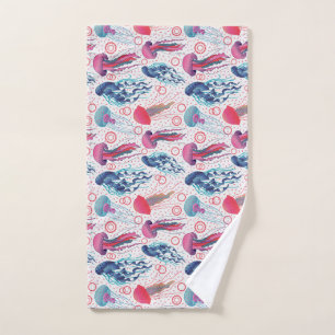 Kleurrijke gelei vissen handdoek