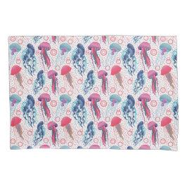 Kleurrijke gelei vissen kussensloop