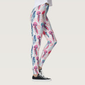 Kleurrijke gelei vissen leggings (Rechts)
