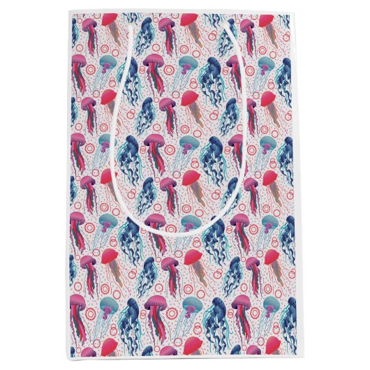 Kleurrijke gelei vissen medium cadeauzakje (Voorkant)