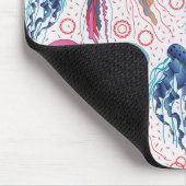 Kleurrijke gelei vissen muismat (Hoek)