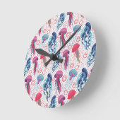 Kleurrijke gelei vissen ronde klok (Hoek)