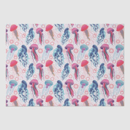 Kleurrijke gelei vissen tissuepapier