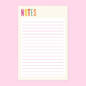 Kleurrijke Gelijnde Crème  Post-it® Notes