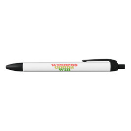 Kleurrijke gelinkt motivatiepen zwarte inkt pen