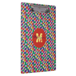 Kleurrijke geluiden. klembord