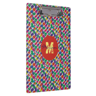 Kleurrijke geluiden. klembord