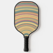 Kleurrijke geluidsgolven pickleball paddle (Achterkant)