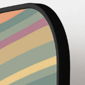 Kleurrijke geluidsgolven pickleball paddle (Links Detail)