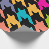 Kleurrijke geluidshinder naadloos patroon cadeaupapier (Hoek)