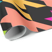 Kleurrijke geluidshinder naadloos patroon cadeaupapier (Rol Hoek)