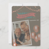 Kleurrijke Gelukkige Grootouders Dag Kaart (Achterkant)