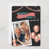 Kleurrijke Gelukkige Grootouders Dag Kaart (Voorkant)