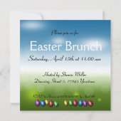 Kleurrijke gelukkige Pasen eieren Kaart (Achterkant)