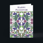 Kleurrijke Gelukkige Poesach Ster van David Vakant Feestdagen Kaart<br><div class="desc">Decoratieve "Gelukkige Pesach" wenskaart met Ster van David aan de binnenkant. U kunt de groet aan de voorkant en het bericht aan de binnenkant van de kaart aanpassen.</div>