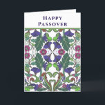 Kleurrijke Gelukkige Poesach Ster van David Vakant Feestdagen Kaart<br><div class="desc">Decoratieve "Gelukkige Pesach" wenskaart met Ster van David aan de binnenkant. U kunt de groet aan de voorkant en het bericht aan de binnenkant van de kaart aanpassen.</div>