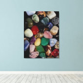 Kleurrijke Gem Stones Canvas Afdruk (Insitu (Houten vloer))